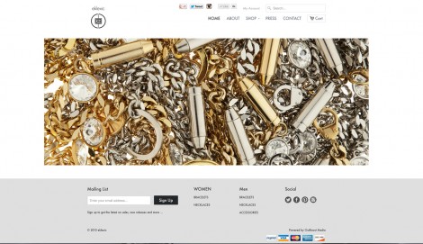 eklexic website trendy jewelry