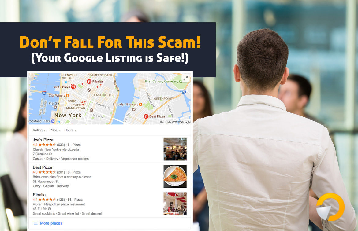 Google Business Listing Scam